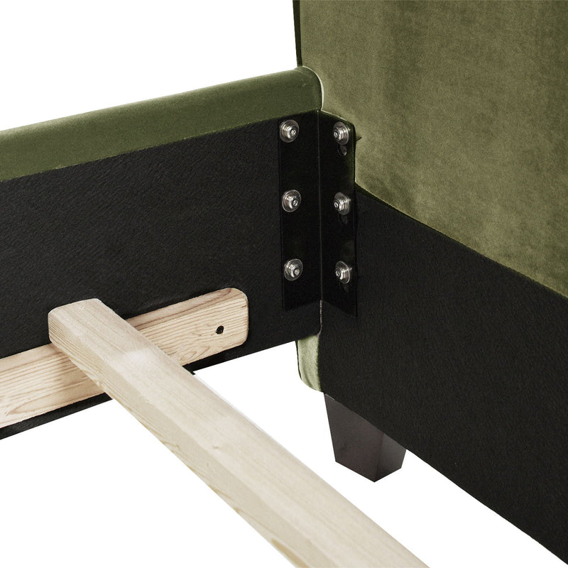 Marcella - Upholstered Shelter Headboard Bed Set - R&R Furniture Gallery (Fountain Valley, CA)