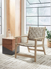 Jameset - Accent Chair - Taupe - R&R Furniture Gallery (Fountain Valley, CA)