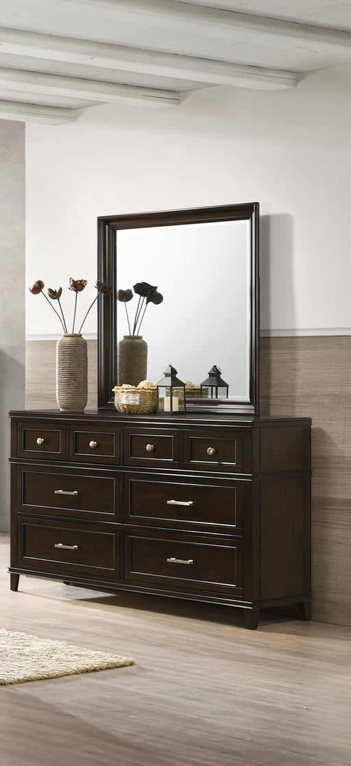 Merlot - 6 Drawer Dresser - Mahogany - R&R Furniture Gallery (Fountain Valley, CA)