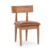 Alvaro - Leather Dining Chair (Set of 2) - Golden Wheat - R&R Furniture Gallery (Fountain Valley, CA)