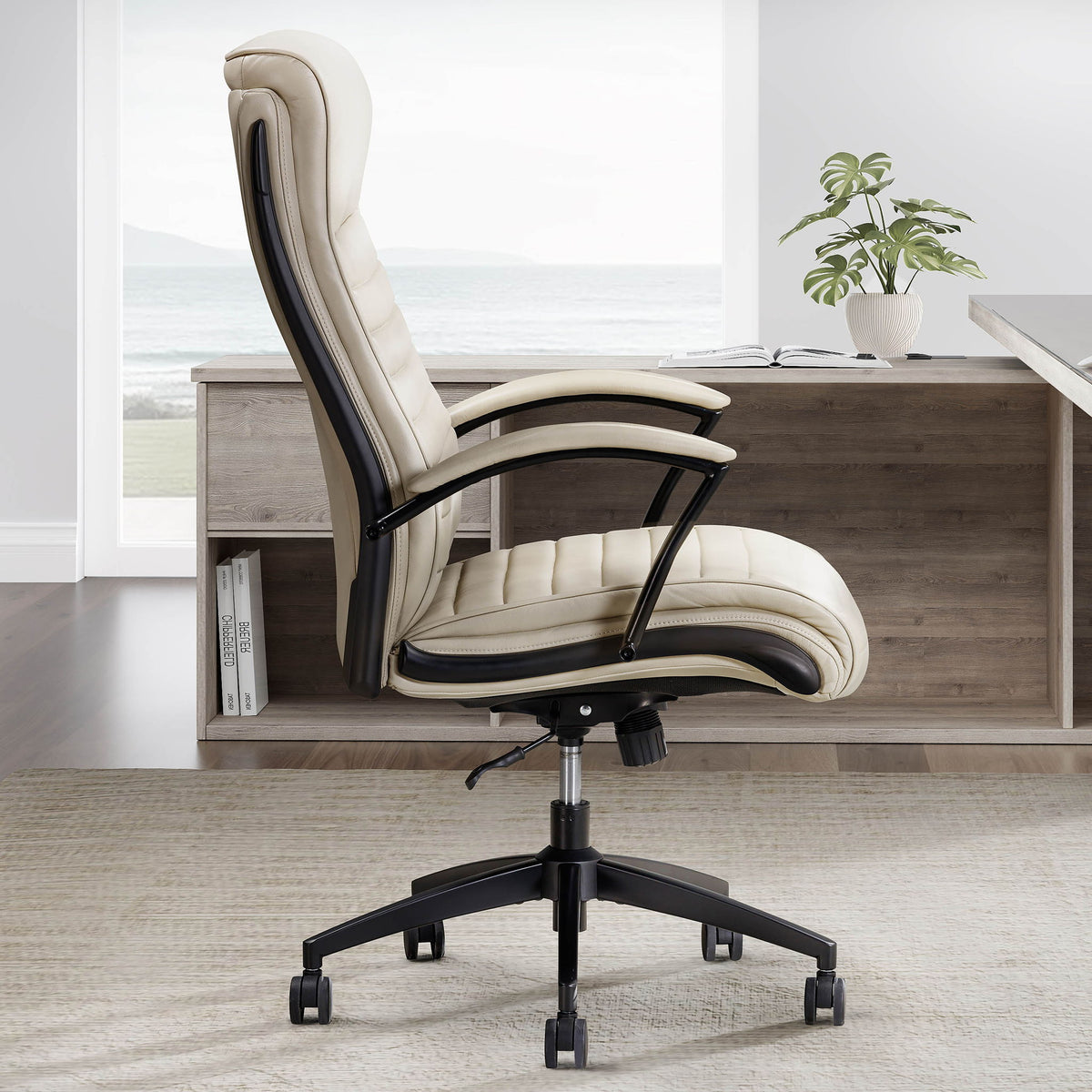 Dc#370 - Leather Desk Chair