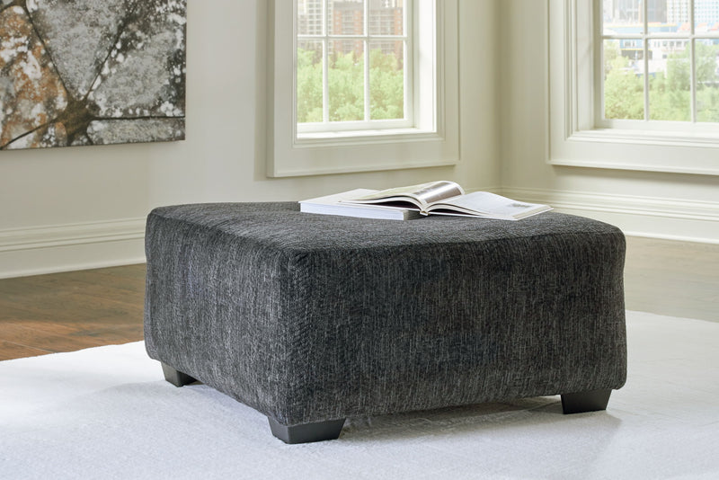 Biddeford - Oversized Accent Ottoman - Shadow - R&R Furniture Gallery (Fountain Valley, CA)