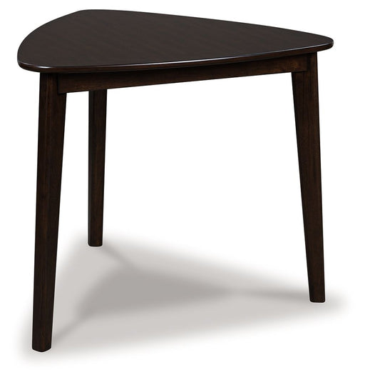 Mallenette - Triangle Dining Room Table - Merlot - R&R Furniture Gallery (Fountain Valley, CA)