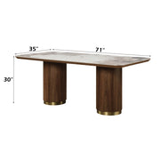 Willene - Dining Table With Ceramic Top - R&R Furniture Gallery (Fountain Valley, CA)