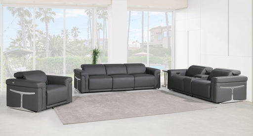 1126 - 7-Piece Modular Power Reclining Sofa, Loveseat & Chair Set In With 5 Power Recliners & Power Headrests - R&R Furniture Gallery (Fountain Valley, CA)