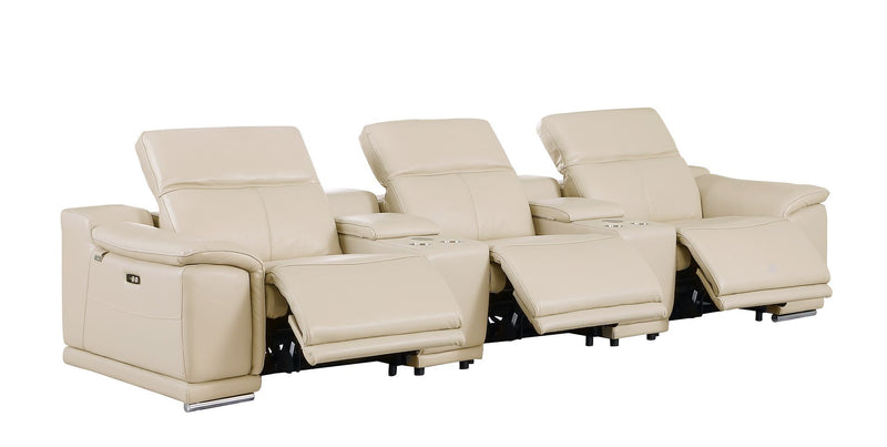 9762 - 8-Piece Modular Power Reclining Sofa And Console Loveseat Set With