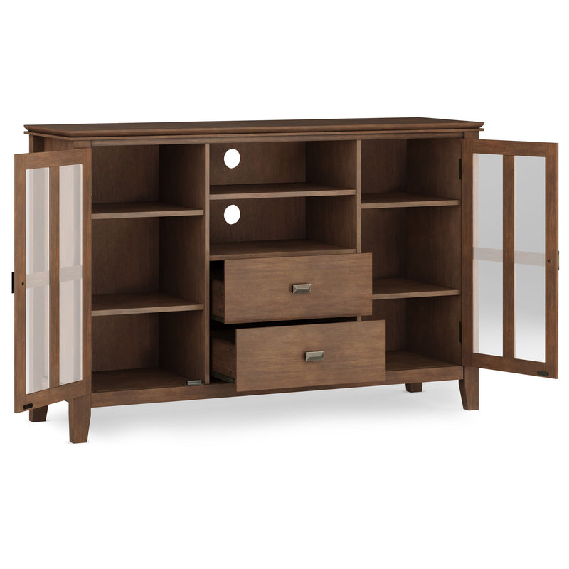 Artisan - Handcrafted Tall TV Media Stand - R&R Furniture Gallery (Fountain Valley, CA)