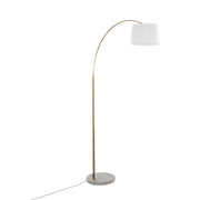 Lumi Source March contemporary floor lamp with sleek design and elegant finish, standing tall with a modern look in a stylish room setting.