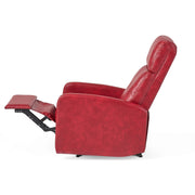 Contemporary Recliner Chair With Push Back Function - R&R Furniture Gallery (Fountain Valley, CA)