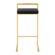 Lumi Source Fuji contemporary glam barstool with quality construction, featuring sleek design and modern style for stylish seating.