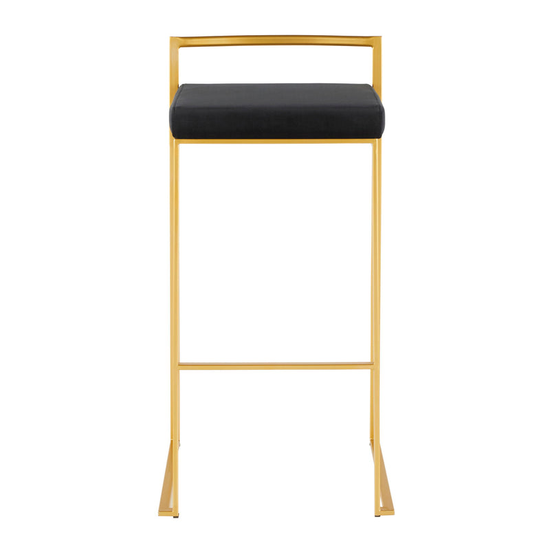 Lumi Source Fuji contemporary glam barstool with quality construction, featuring sleek design and modern style for stylish seating.