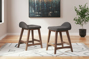 Lyncott - Upholstered Barstool (Set of 2) - R&R Furniture Gallery (Fountain Valley, CA)