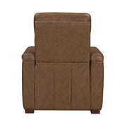 Garrison - Manual Pushback Recliner - Renaissance Tobacco - R&R Furniture Gallery (Fountain Valley, CA)