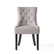 Contemporary Cheney Dining Chair Set With Tufted Design - R&R Furniture Gallery (Fountain Valley, CA)