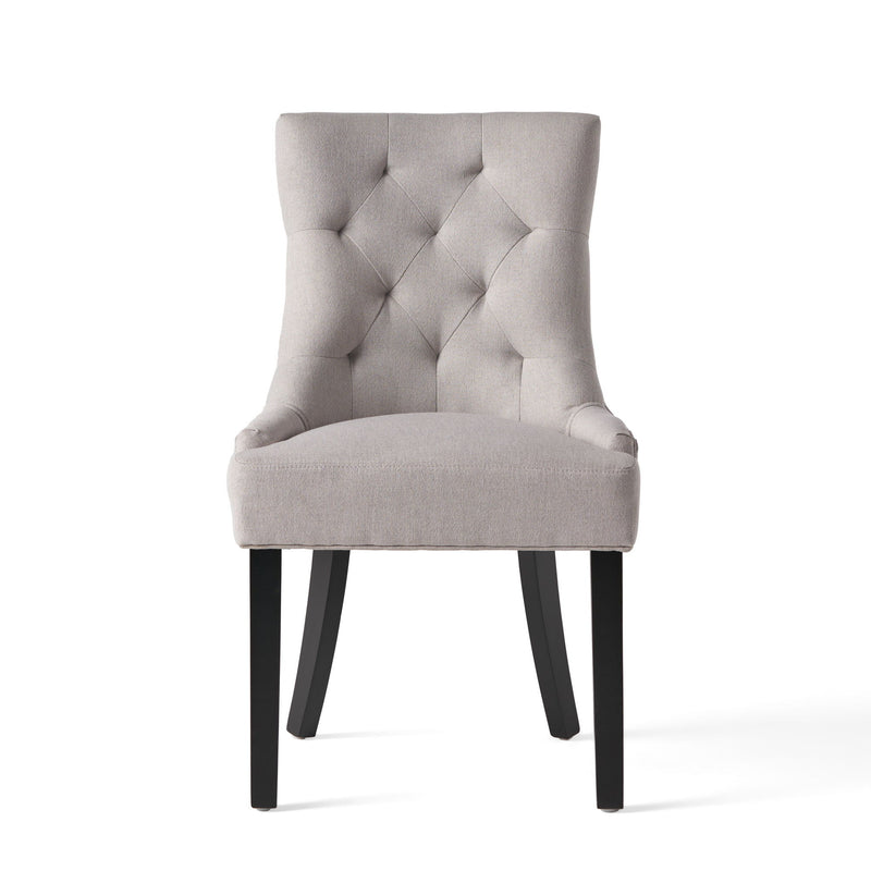 Contemporary Cheney Dining Chair Set With Tufted Design - R&R Furniture Gallery (Fountain Valley, CA)