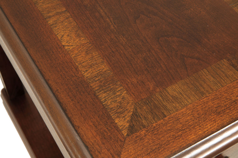 Breegin - Chair Side End Table - Removable Tray - Brown - R&R Furniture Gallery (Fountain Valley, CA)