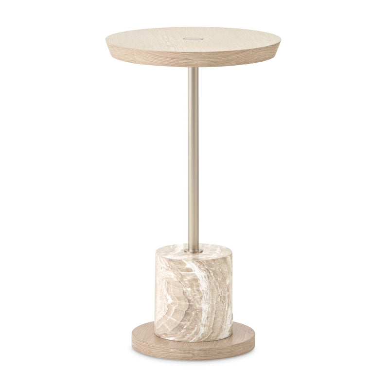 Lotus Bay - Chairside Table - Sand - R&R Furniture Gallery (Fountain Valley, CA)