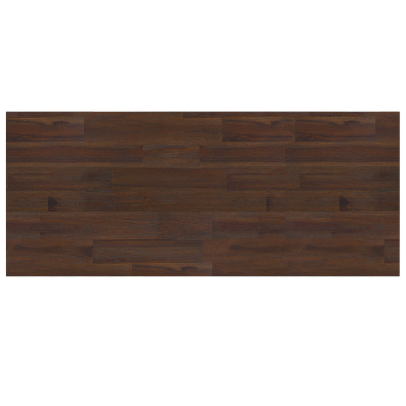 Brown Lowry 2-door sideboard buffet by Simpli-Home showing storage cabinets and sleek wooden finish.