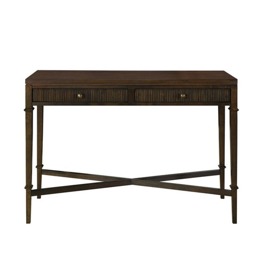 Fluted - 2 Drawer Storage Console Table - Brown - R&R Furniture Gallery (Fountain Valley, CA)