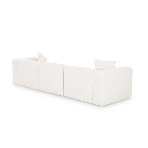 Tarra - Chenille Modular Sofa - Cream - R&R Furniture Gallery (Fountain Valley, CA)
