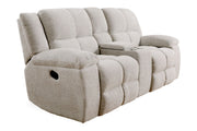 Buster - Manual Reclining Console Loveseat - R&R Furniture Gallery (Fountain Valley, CA)