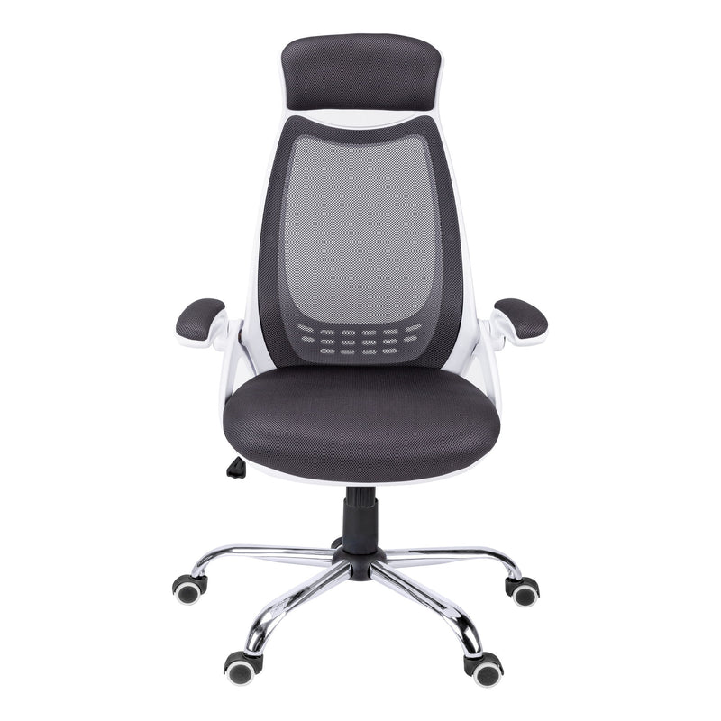 Office Chair, Adjustable Height, Swivel, Ergonomic, Armrests, Contemporary & Modern - R&R Furniture Gallery (Fountain Valley, CA)