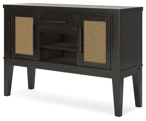 Galliden - Dining Room Server - Black - R&R Furniture Gallery (Fountain Valley, CA)