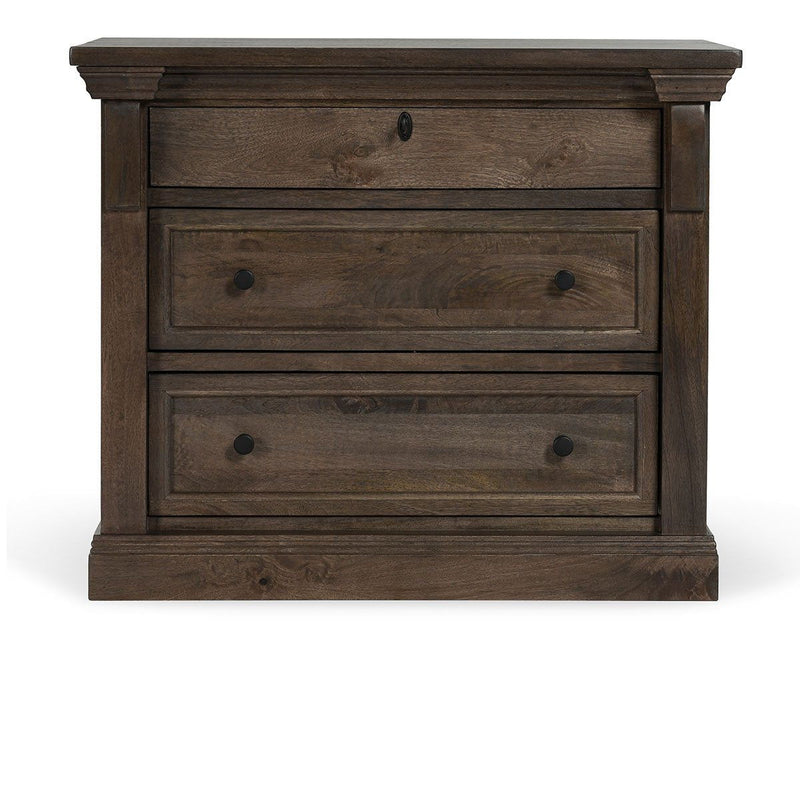 Adelaide - Wood 3 Drawer Nightstand - Cocoa Brown - R&R Furniture Gallery (Fountain Valley, CA)