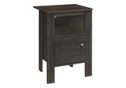 Accent Nightstand Side Table, Storage, Transitional - Oak - R&R Furniture Gallery (Fountain Valley, CA)