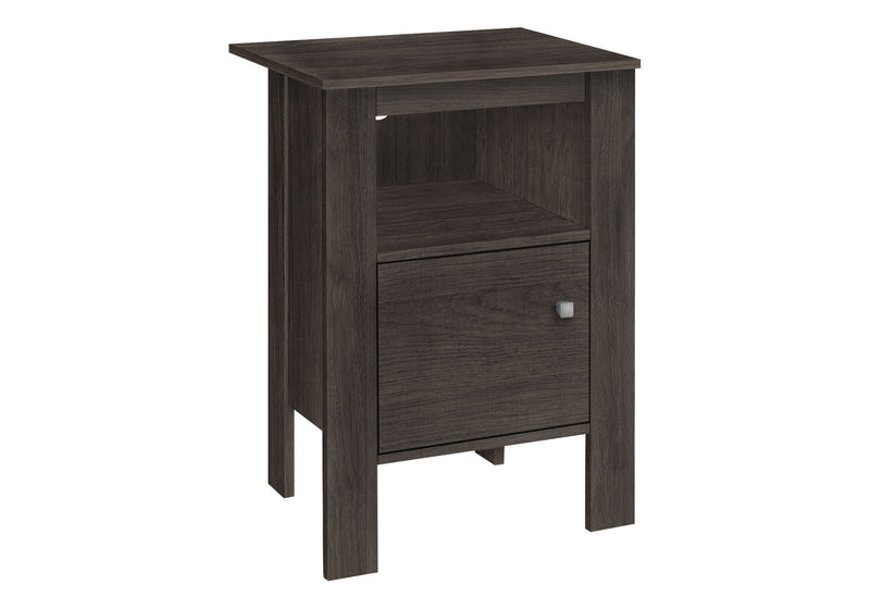 Accent Nightstand Side Table, Storage, Transitional - Oak - R&R Furniture Gallery (Fountain Valley, CA)