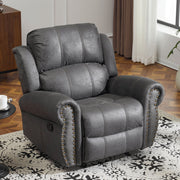 Wide Standard Manual Glider Recliner - R&R Furniture Gallery (Fountain Valley, CA)