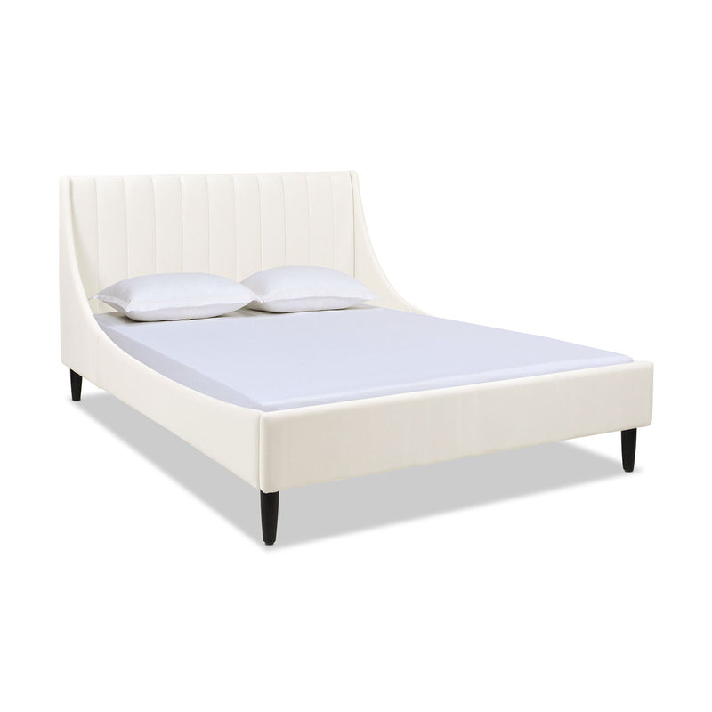 Aspen - Vertical Tufted Modern Headboard Platform Bed Set - R&R Furniture Gallery (Fountain Valley, CA)