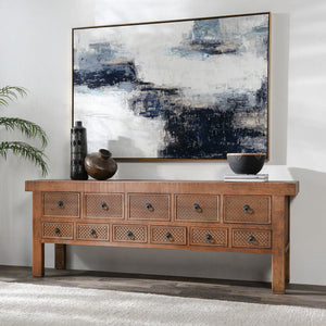 Lahey - 11 Drawer Console Table