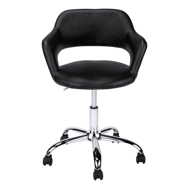Office Chair, Adjustable Height, Swivel, Ergonomic, Armrests, Contemporary - R&R Furniture Gallery (Fountain Valley, CA)