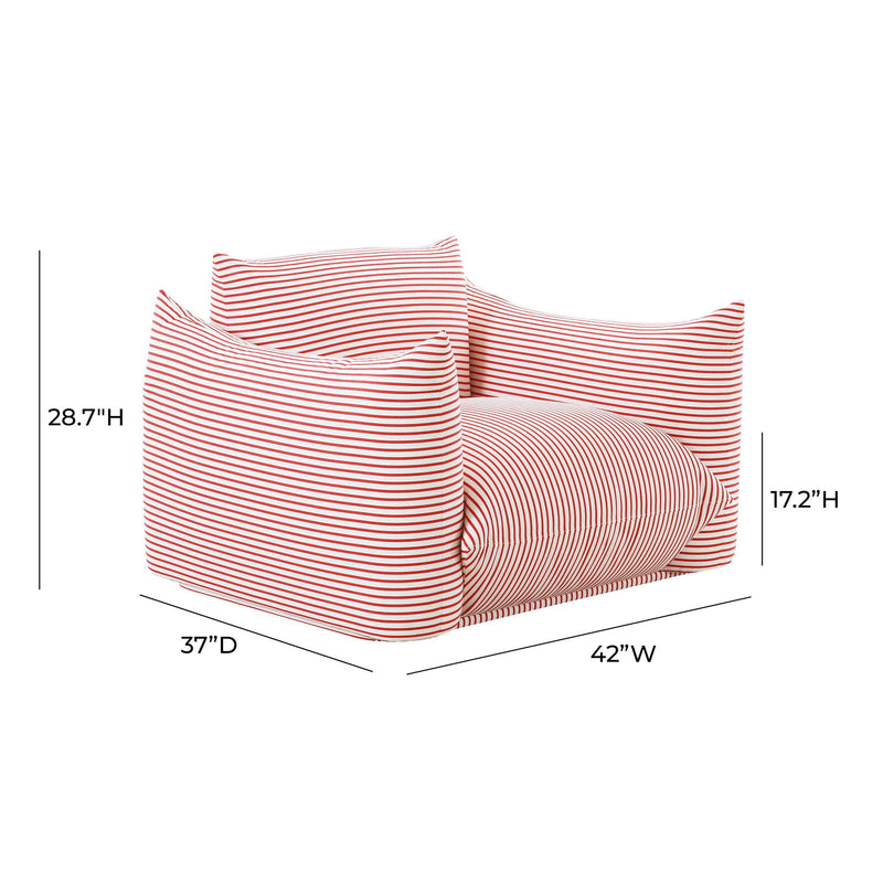 Saint Tropez - Stuffed Outdoor Armchair - R&R Furniture Gallery (Fountain Valley, CA)