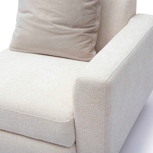 Perry - Modular RAF Corner Chair - Cream - R&R Furniture Gallery (Fountain Valley, CA)