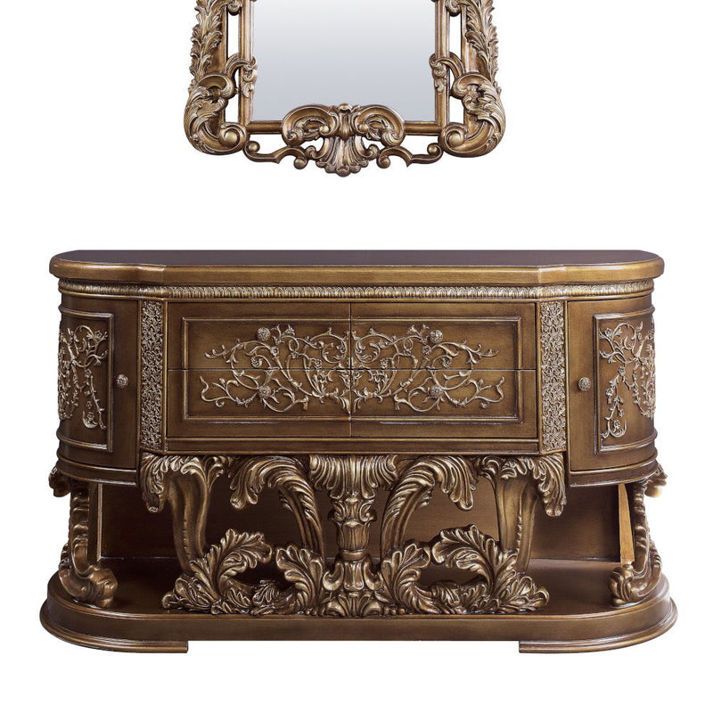 Constantine - Dresser - Brown & Gold - R&R Furniture Gallery (Fountain Valley, CA)