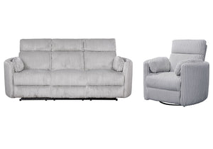 Radius - Power Reclining Sofa Set - R&R Furniture Gallery (Fountain Valley, CA)