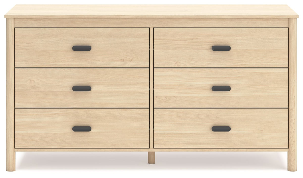 Cabinella - Six Drawer Dresser - Tan - R&R Furniture Gallery (Fountain Valley, CA)