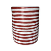 Tempest - Ceramic Table - Red Stripes - R&R Furniture Gallery (Fountain Valley, CA)