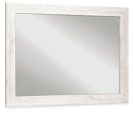 Paxberry - Bedroom Accent Mirror - Whitewash - R&R Furniture Gallery (Fountain Valley, CA)