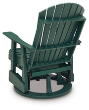 Shell Beach - Swivel Glider Chair - Green - R&R Furniture Gallery (Fountain Valley, CA)