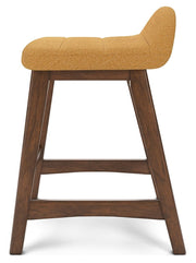 Lyncott - Upholstered Barstool (Set of 2) - R&R Furniture Gallery (Fountain Valley, CA)