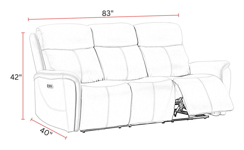 Cascade - Power Reclining Sofa Set