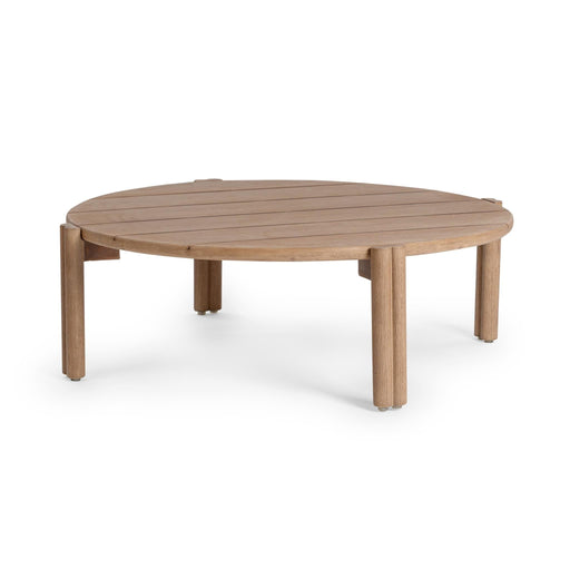 Oliver - Outdoor Round Coffee Table - Butterscotch - R&R Furniture Gallery (Fountain Valley, CA)