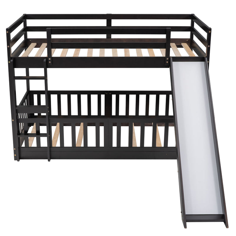 Bunk Bed With Convertible Ladder And Slide - R&R Furniture Gallery (Fountain Valley, CA)