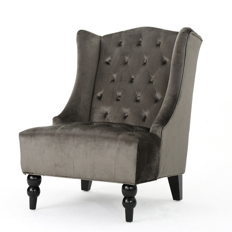 Toddman - Hi - Back Club Chair With Elegant Design - R&R Furniture Gallery (Fountain Valley, CA)