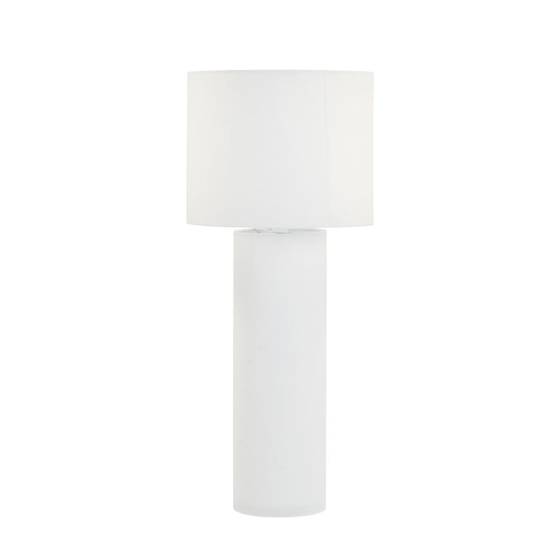 Cleopatra - Linen Floor Lamp - Cream - R&R Furniture Gallery (Fountain Valley, CA)