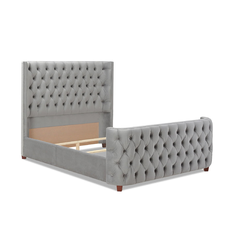 Brooklyn - Tufted Panel Bed Headboard And Footboard Set - R&R Furniture Gallery (Fountain Valley, CA)