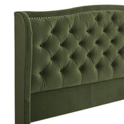 Marcella - Upholstered Shelter Headboard Bed Set - R&R Furniture Gallery (Fountain Valley, CA)